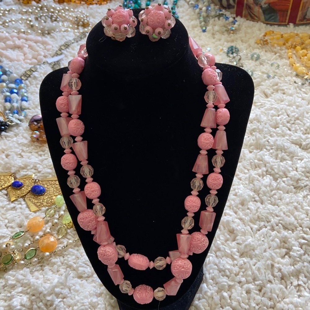 Vintage Austrian Necklace and Earrings